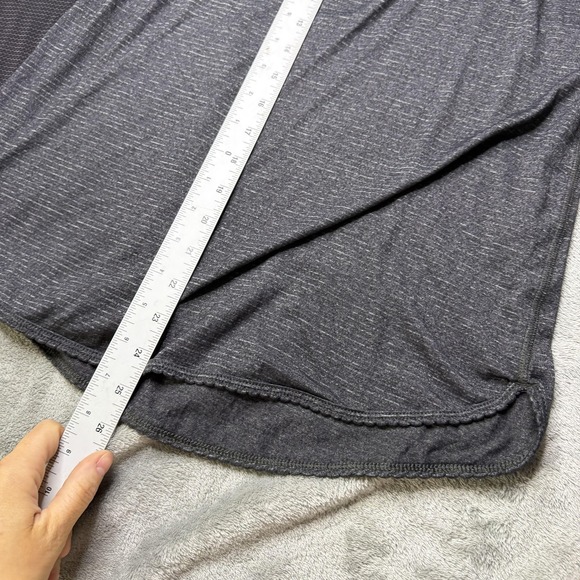 Lululemon Tank Top Womens 6 Black Striped Scoop Neck Racerback Athletic Yoga - Picture 5 of 9